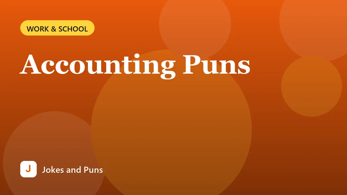 Accounting Puns