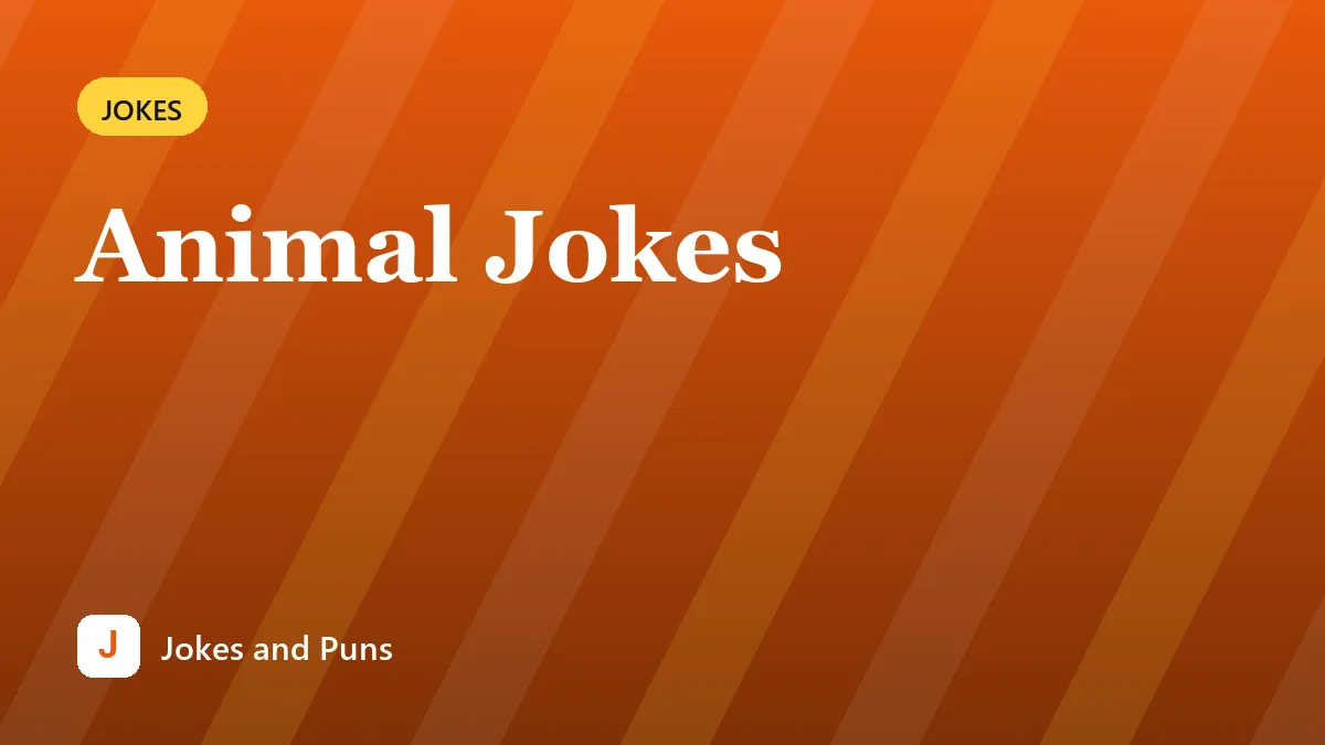 Animal Jokes