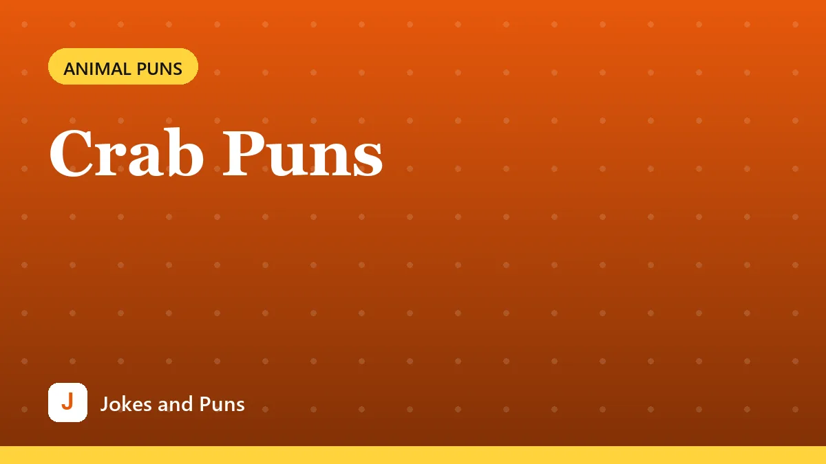 Crab Puns