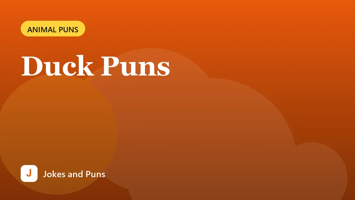 Duck Puns
