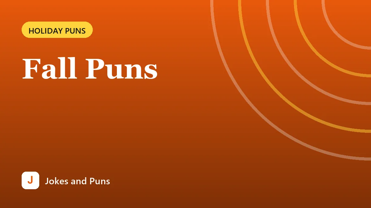 Fall Puns