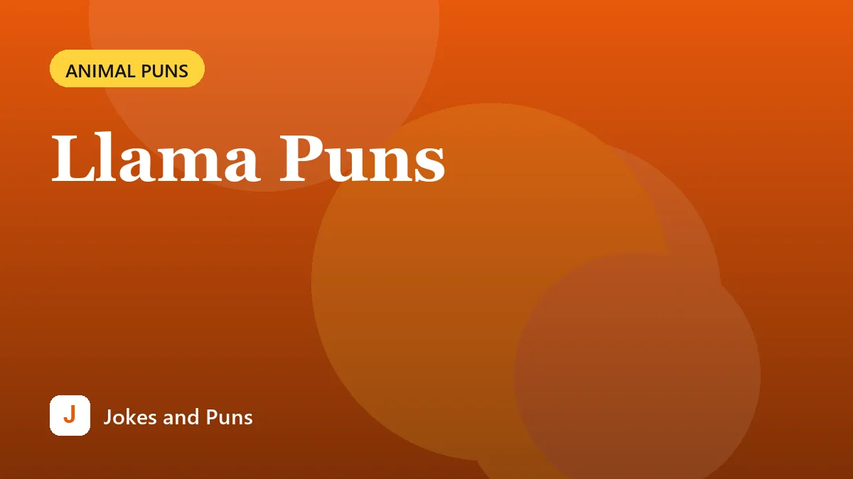 Llama Puns