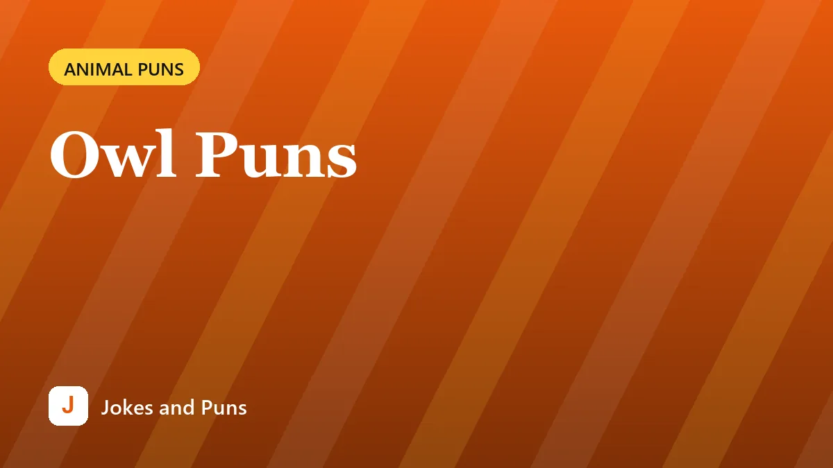 Owl Puns