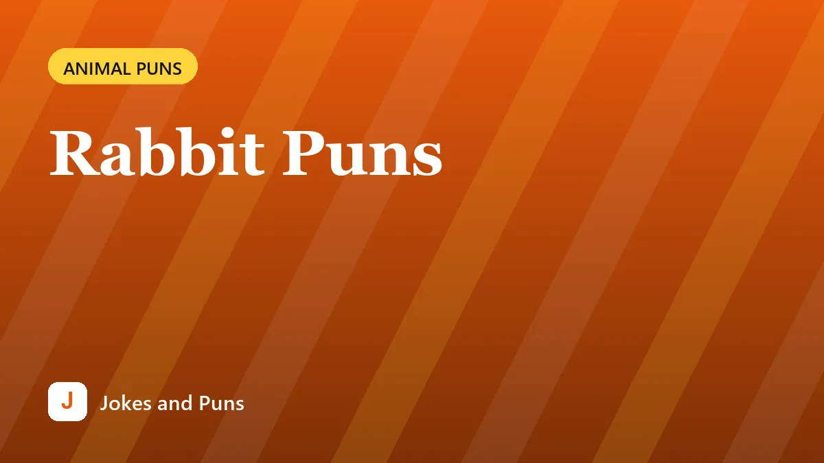 Rabbit Puns