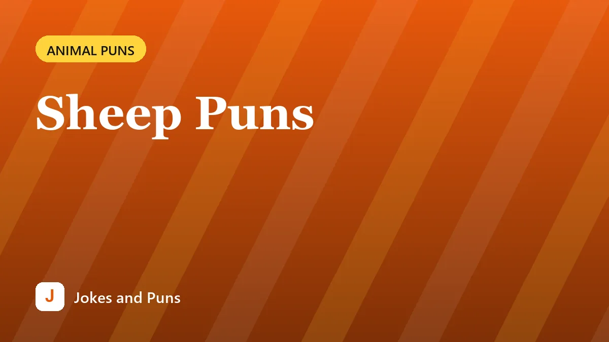 Sheep Puns