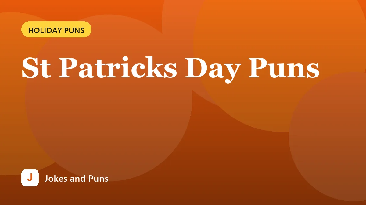 St Patricks Day Puns