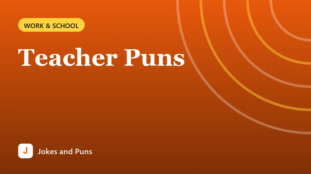 Teacher Puns