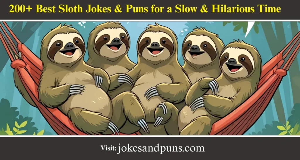 Sloth Jokes & Puns