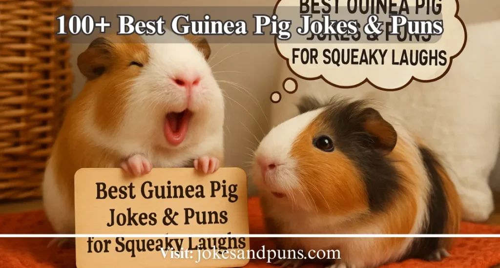 100+ Best Guinea Pig Jokes & Puns