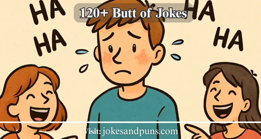 120+ Butt of Jokes