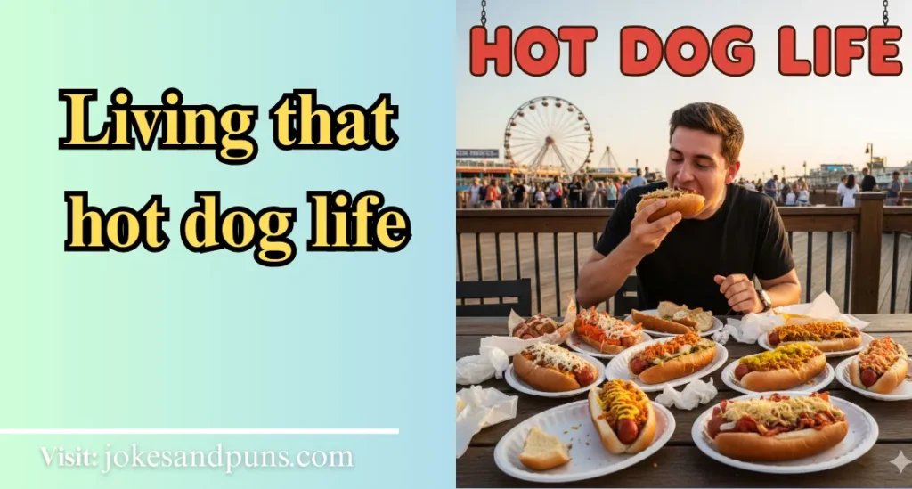 Funny Hot Dog Puns for Captions
