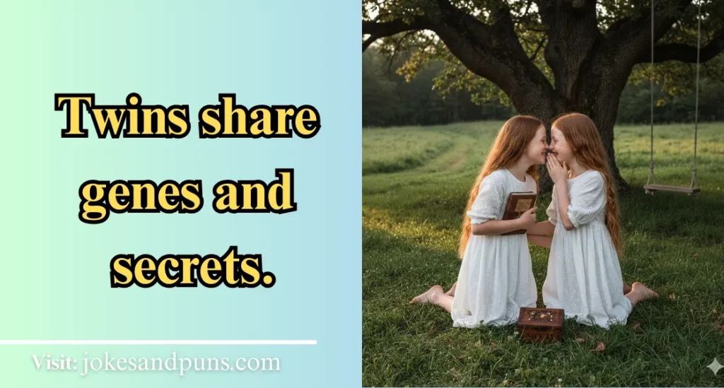 Funny Twin Jokes for Siblings