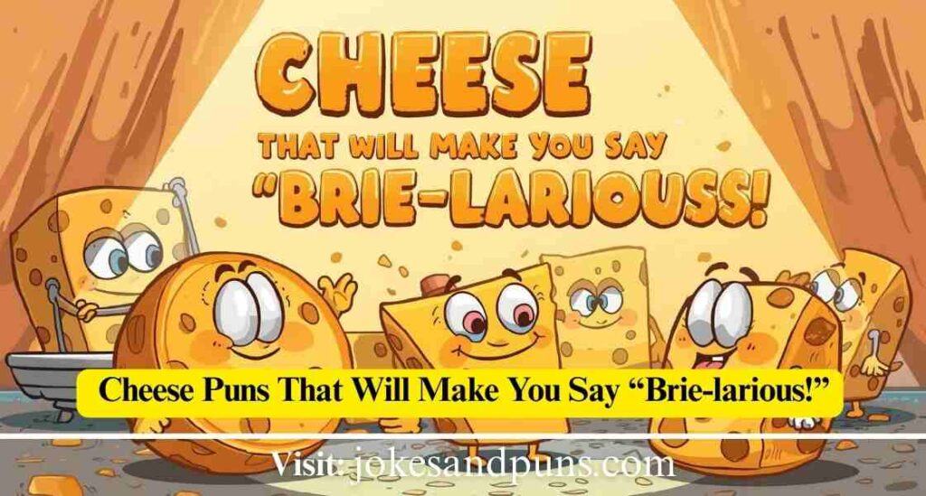 Cheese Puns & jokes more then 100