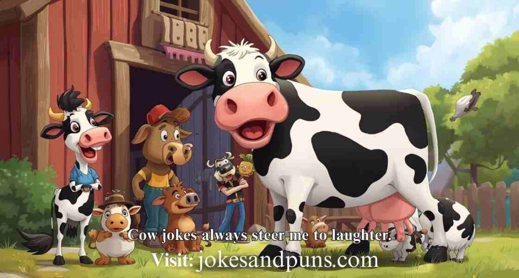 Clever Cow Wordplay Puns