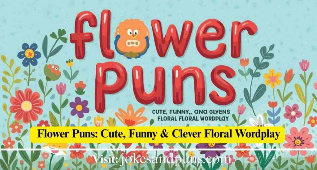 more than 102 Flower Puns & jokes
