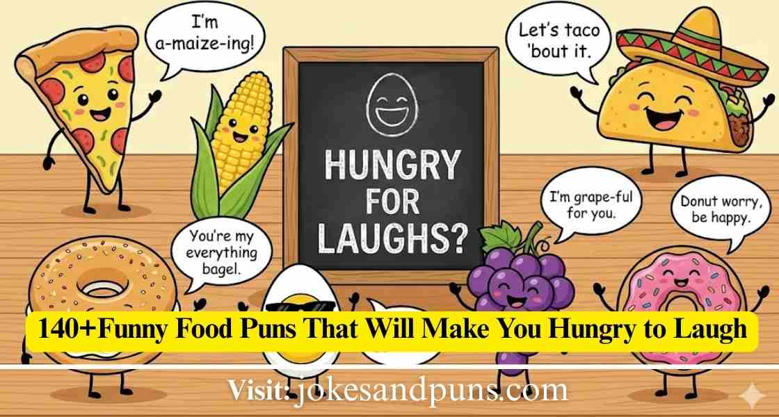 140+ Funny Food Puns That Will Make You Hungry to Laugh
