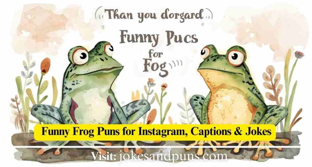 Frog Puns & jokes more then 101