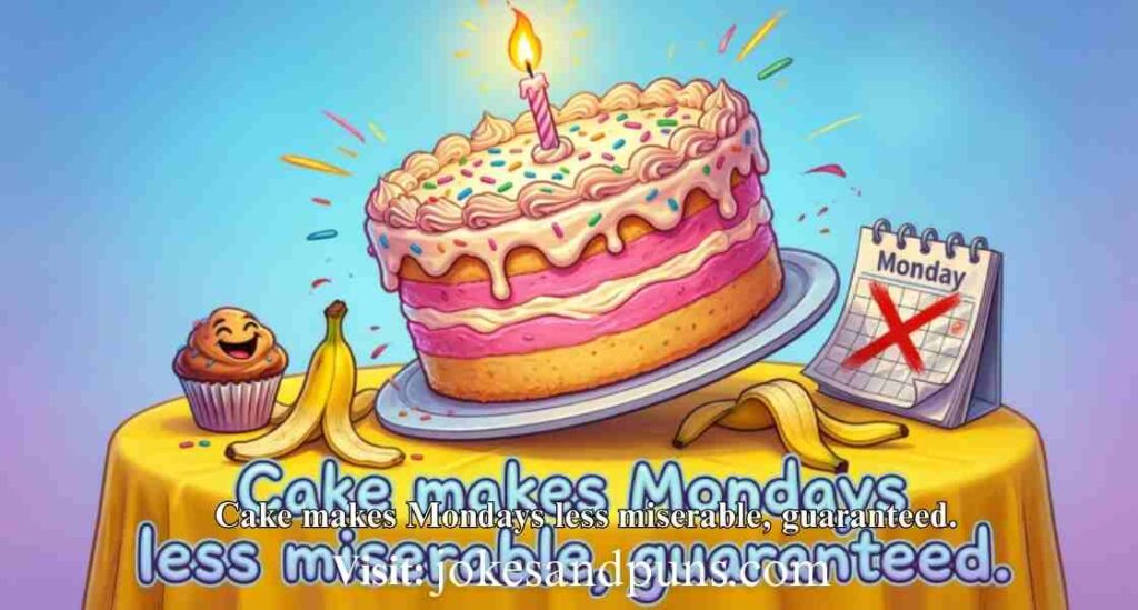 Funny Cake Puns for Captions