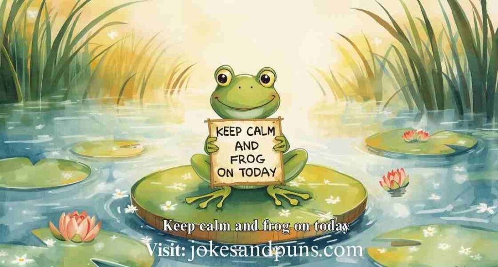 Funny Frog Puns for Instagram Captions