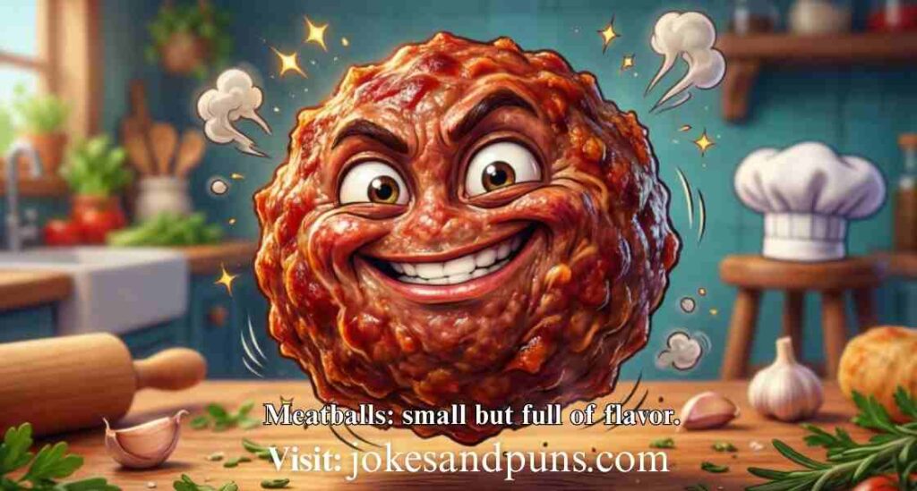 Funny Meatball Puns for Social Media