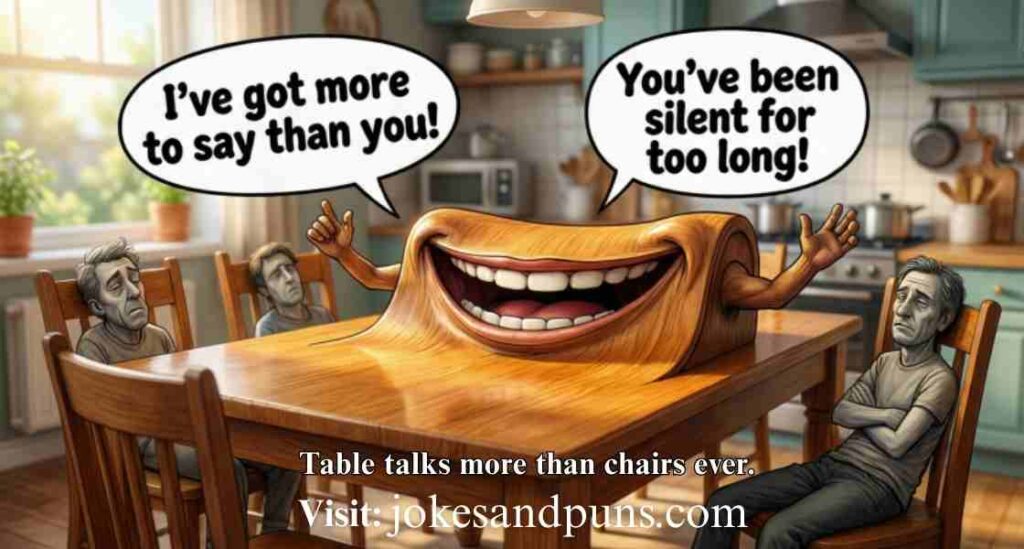 Funny Table Puns for Social Media