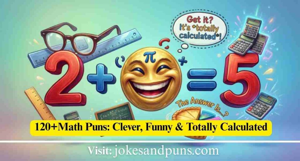 Math Puns & jokes 120 plus