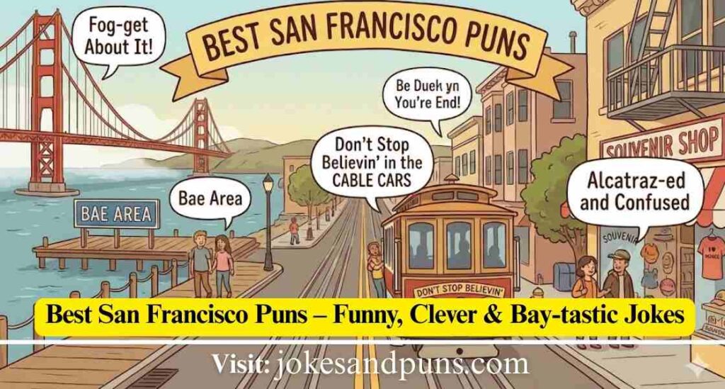 More than 111 San Francisco Puns & jokes