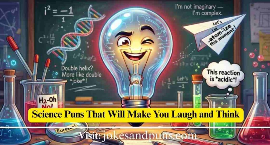 Science Puns & jokes 116+