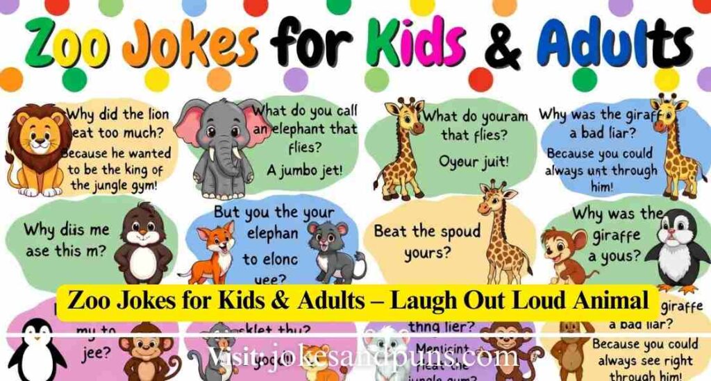 Zoo Puns & jokes more than 100